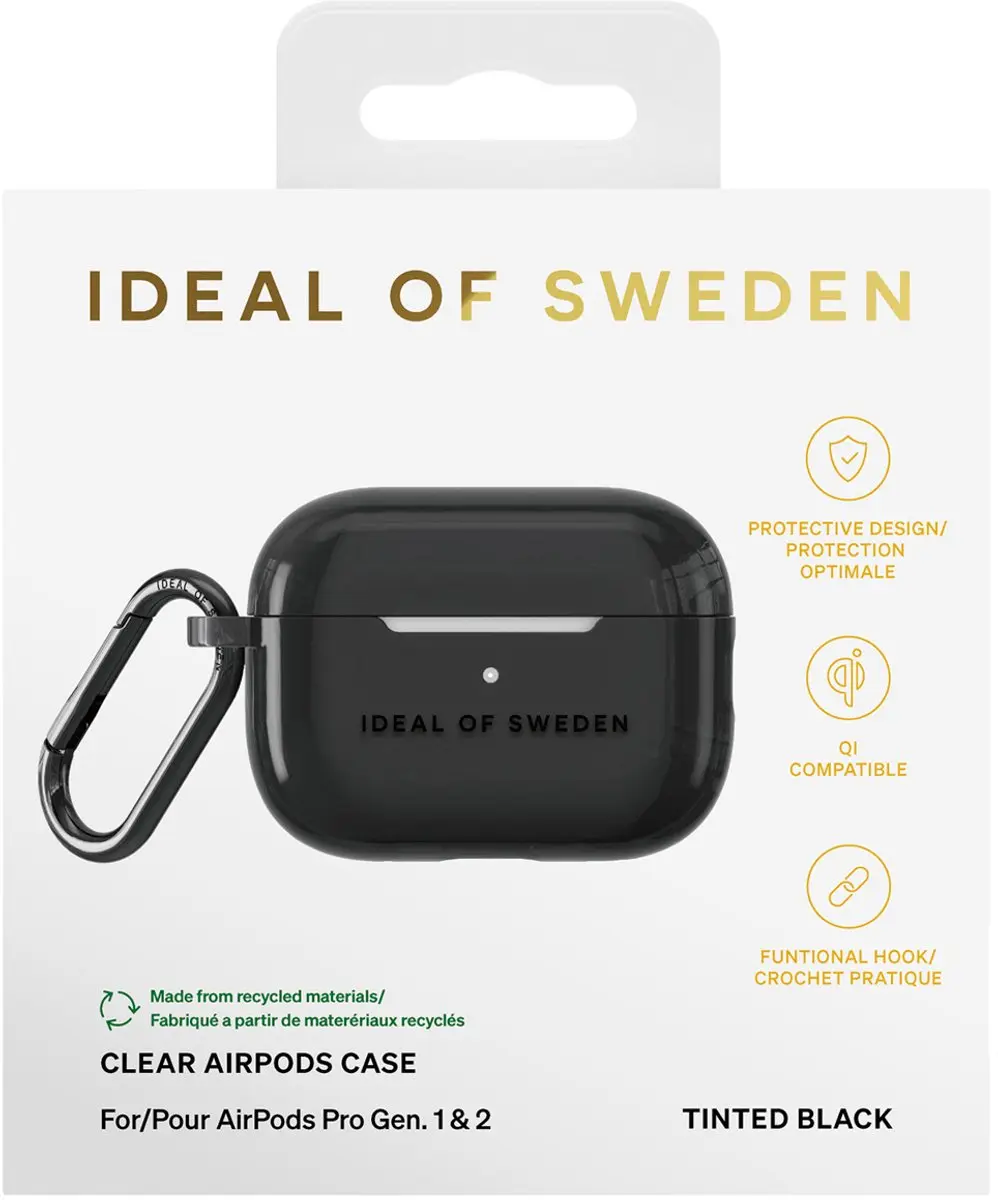iDeal of Sweden Clear Case Apple AirPods Pro 4 - Zwart