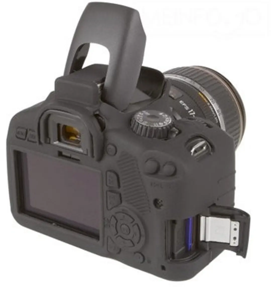 EasyCover Body Cover Canon 650D/700D - Camerahoesje 8717729521793 - Zwart