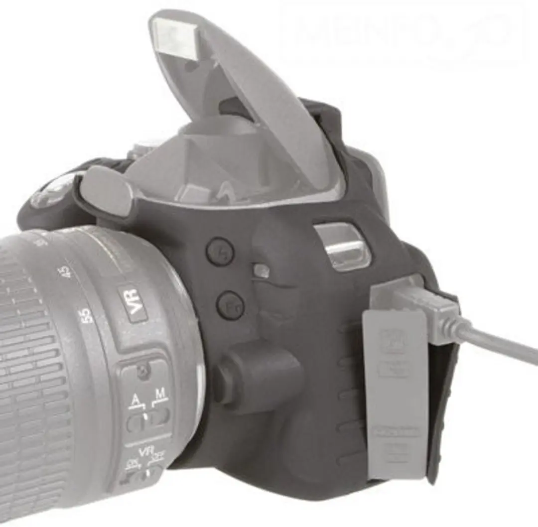 EasyCover Body Cover Canon 650D/700D - Camerahoesje 8717729521793 - Zwart