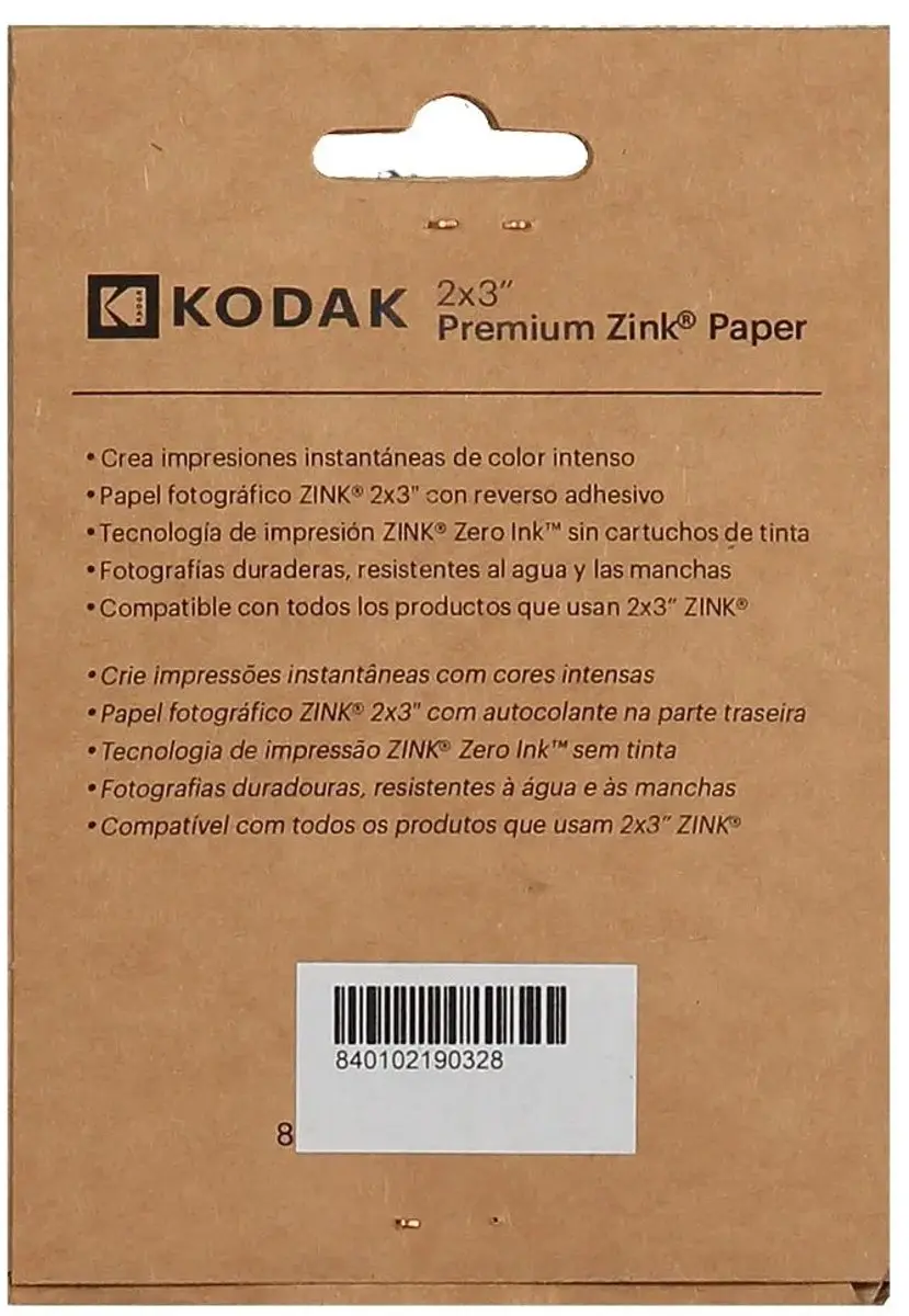 Kodak Printomatic Zink Papier 20 Stuks - Multi