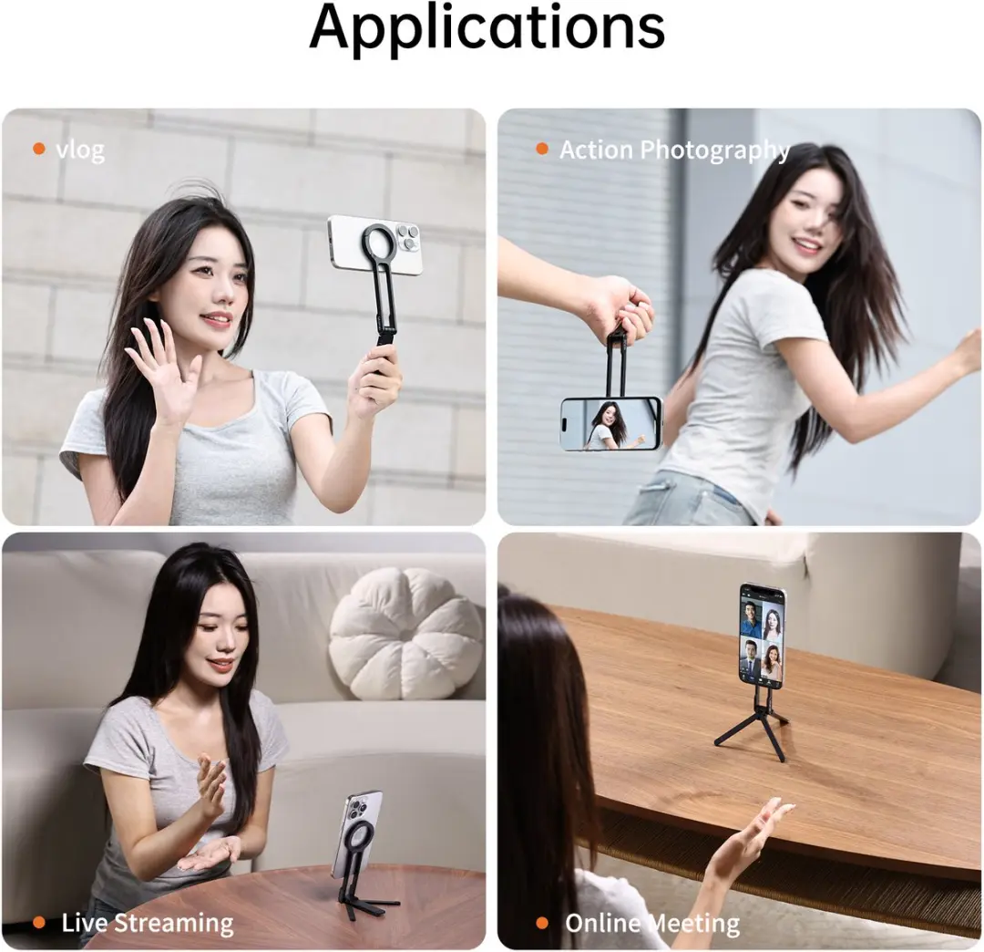 Ulanzi MA30 M030 Magnetisch Smartphone Statief - Zwart