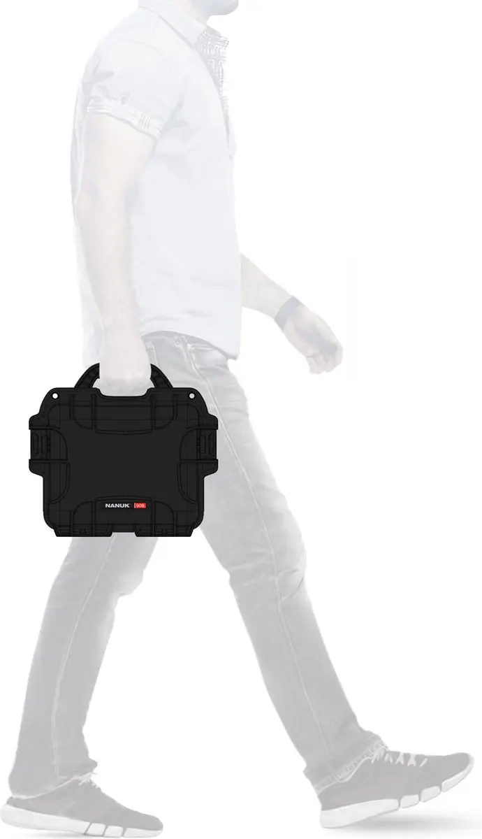 Nanuk 908 Koffer - Zwart - S