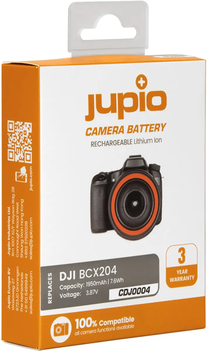Jupio Osmo Action Pro BCX204 Accu 1950mAh