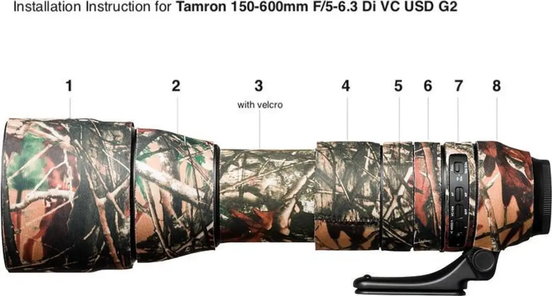 EasyCover Lens Oak LOT150600G2FC Hoesje - One Size - Forest Camouflage