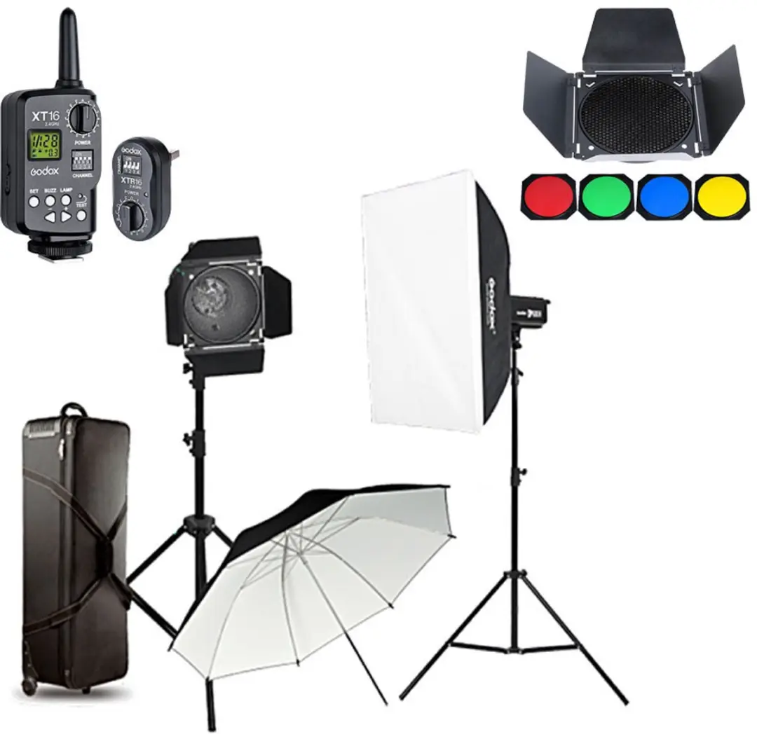 Godox DP600III-C Studioflitser Kit - 2x Flitser met Accessoires