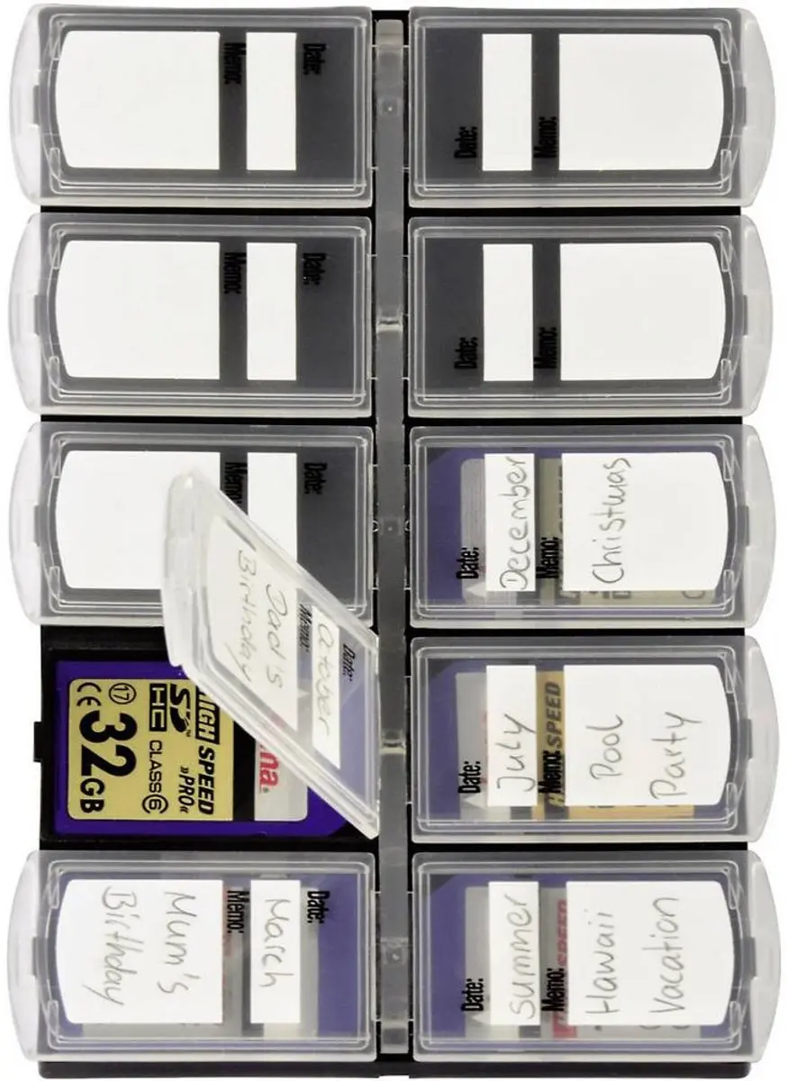Hama Memory Card Organizer 00095985 - Kleurenmix