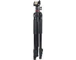 Hama Statief Traveller 163 Ball - 3 Secties - Zwart - afbeelding 4 van 6