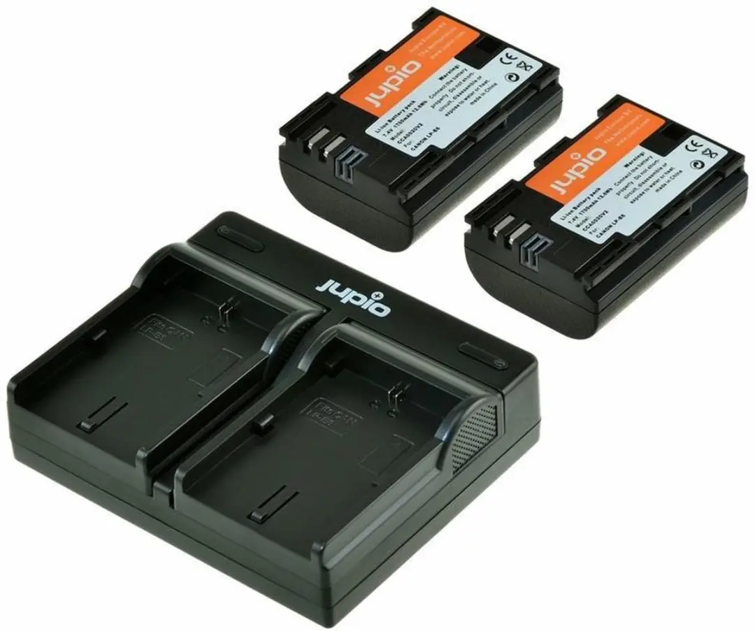 Jupio CCA1002 Accu 2x 1700mAh + USB Dual Charger