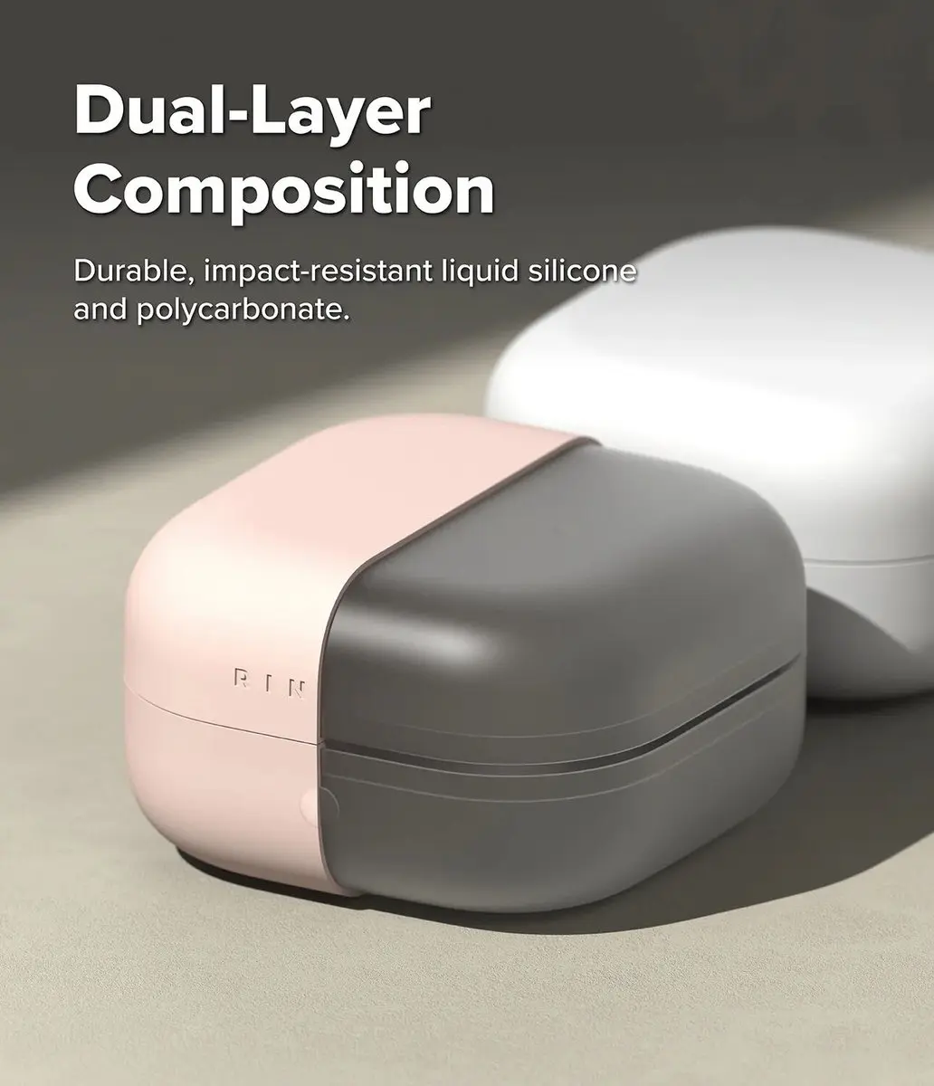 Ringke Silicone Hoesje Samsung Galaxy Buds 4/4 Pro - Roze