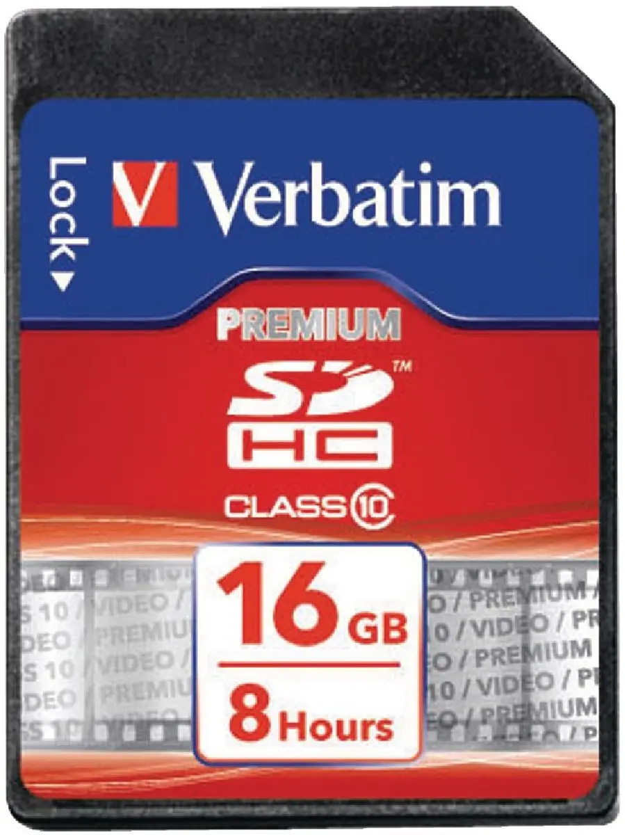 Verbatim Vb-sdhc10-16g SDHC-kaart 16GB Class 10