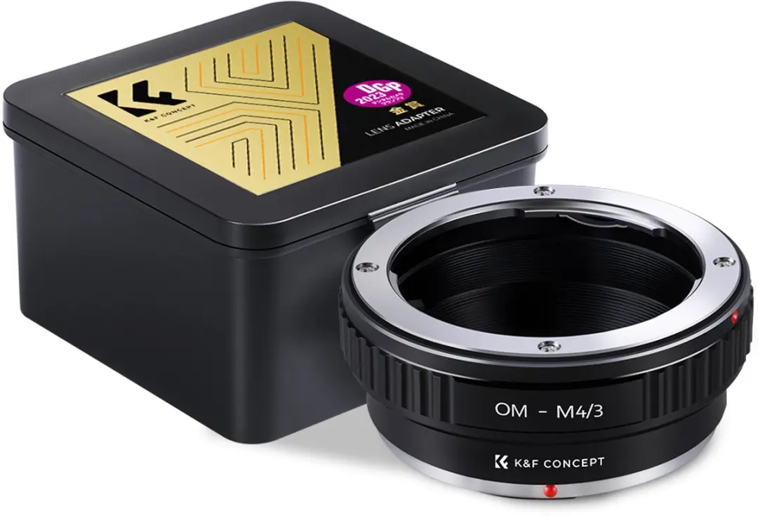 K&F Concept OM-M43 Adapter - Olympus OM Lens - Zwart