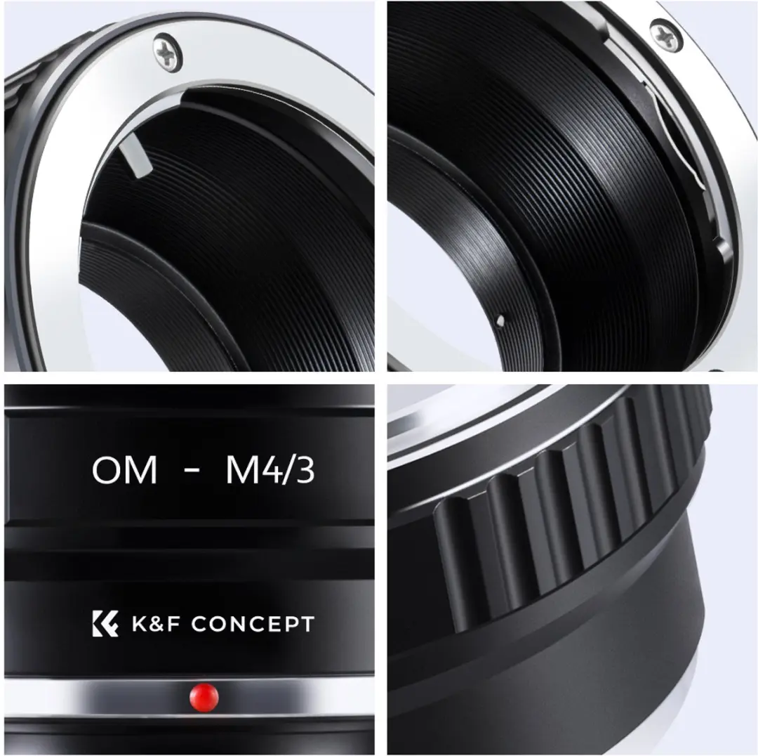 K&F Concept OM-M43 Adapter - Olympus OM Lens - Zwart