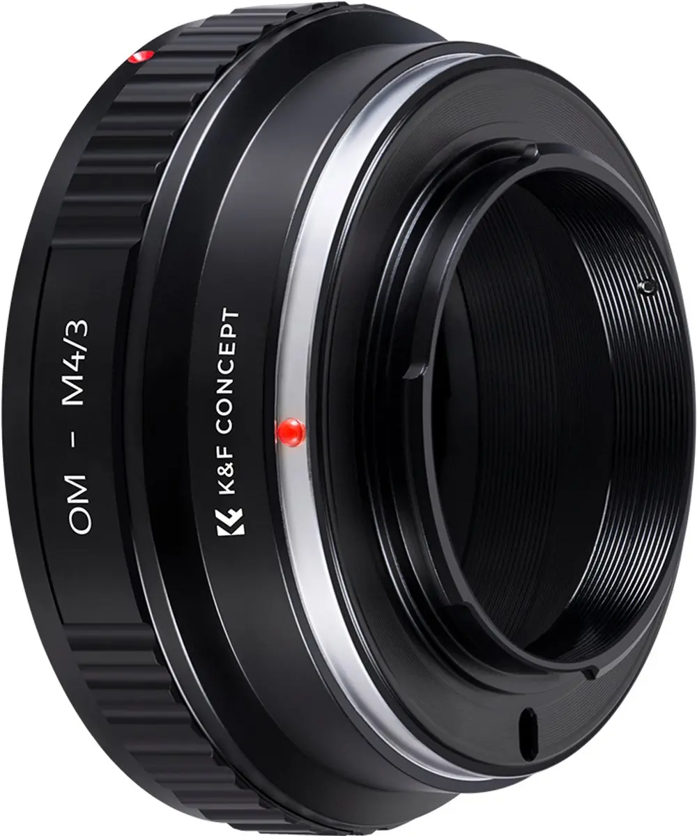 K&F Concept OM-M43 Adapter - Olympus OM Lens - Zwart