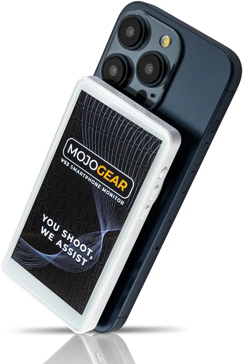 MOJOGEAR VS3 Selfie Vlog Monitor - Wit