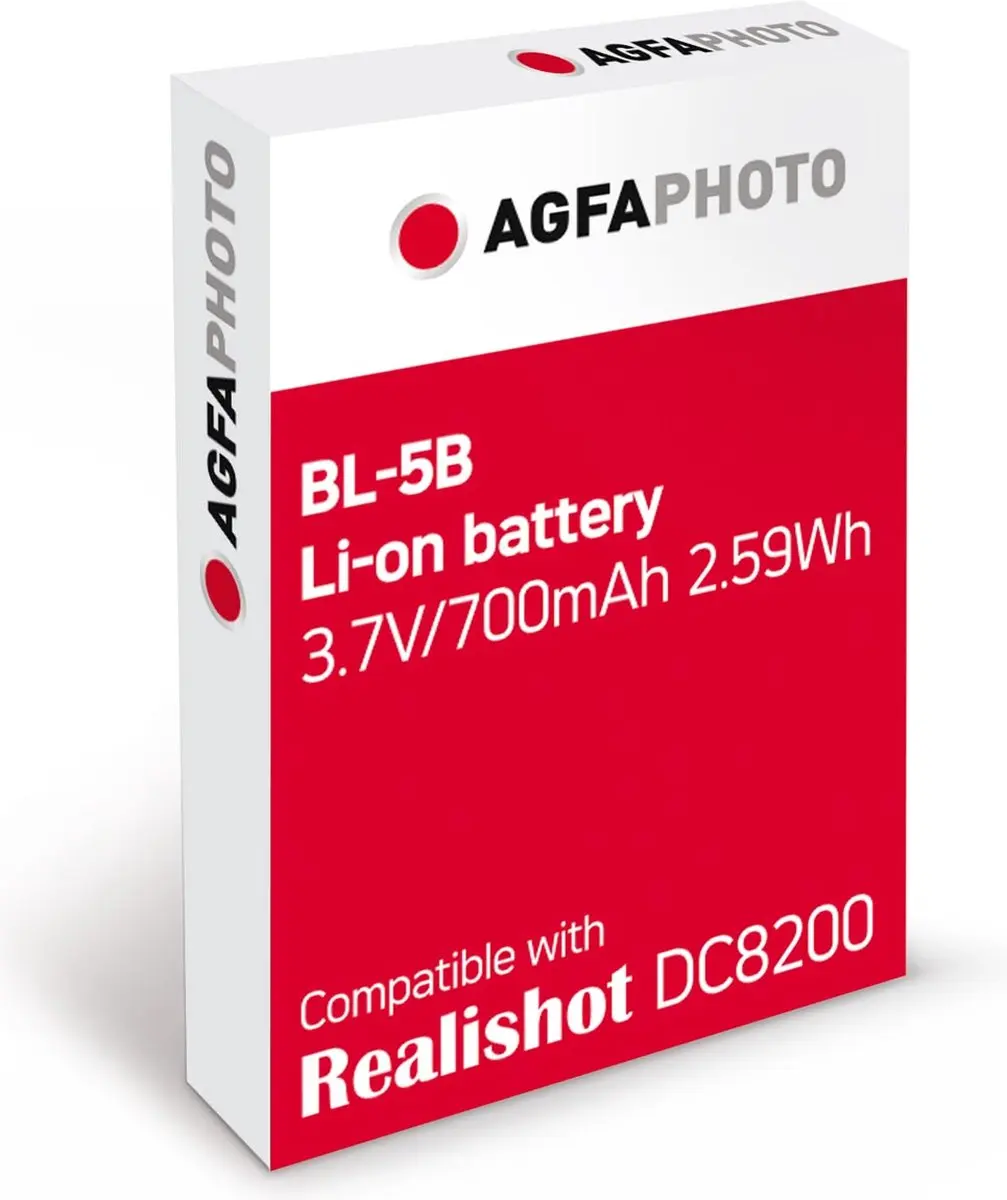 AgfaPhoto DC8200 Reservebatterij ABL5B