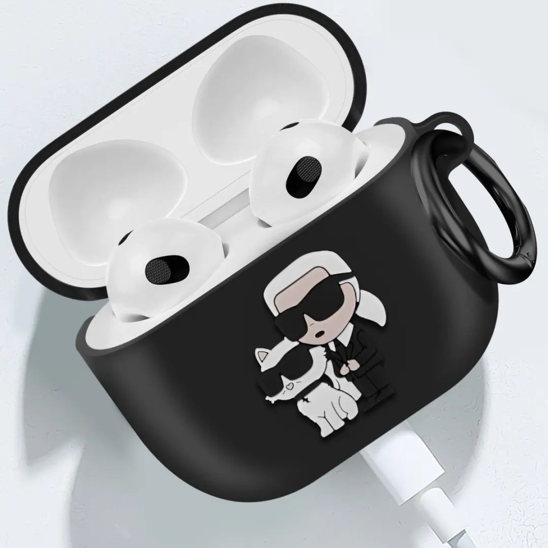 Karl Lagerfeld Hoesje AirPods 3 NFT - Zwart