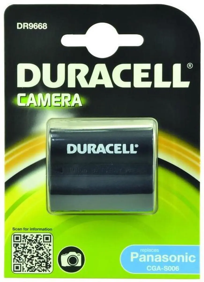 Duracell DR9668 Accu - 700mAh - voor Panasonic CGA-S006
