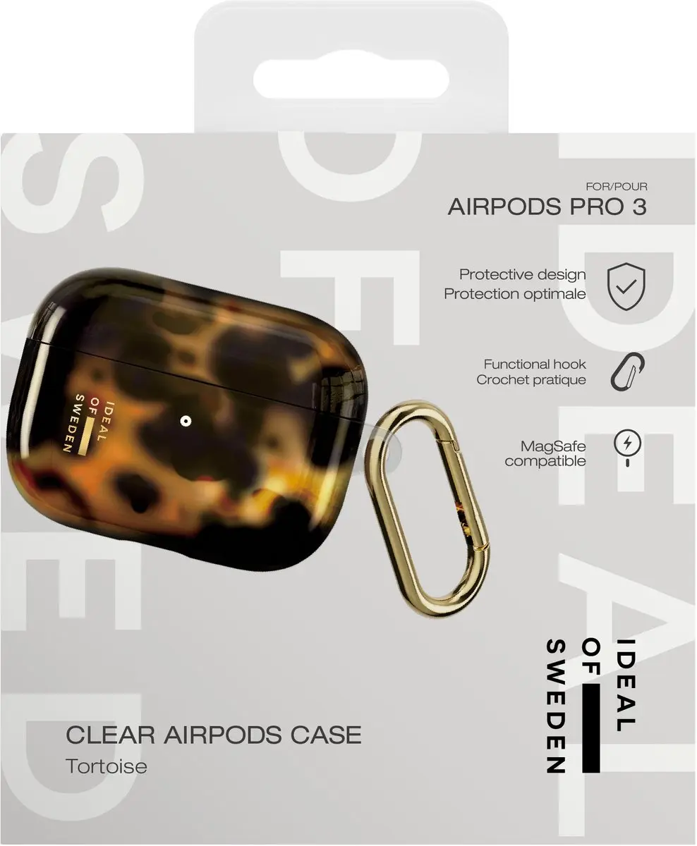 iDeal of Sweden Clear Case Apple AirPods Pro 3 - Tortoise