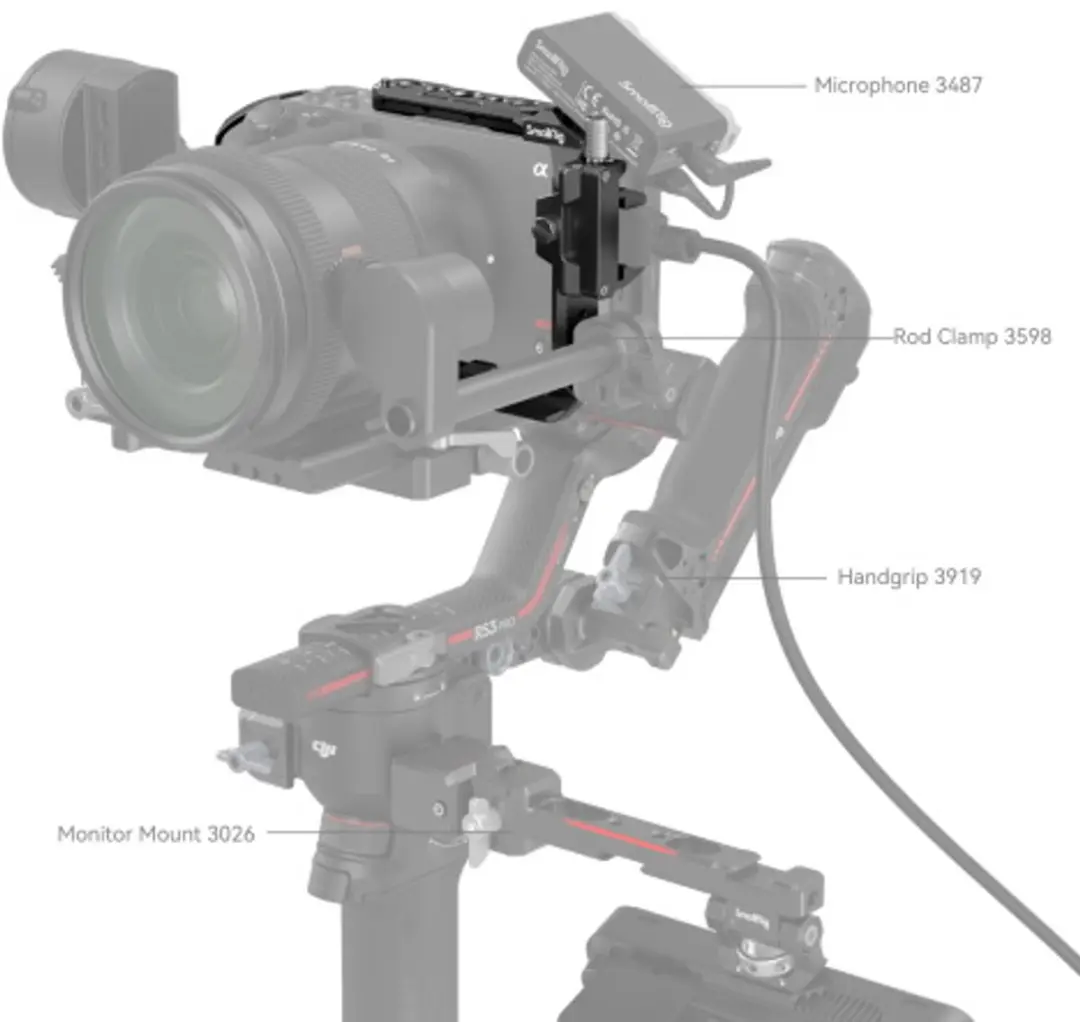 SmallRig 4183B Cage voor Sony FX30/FX3
