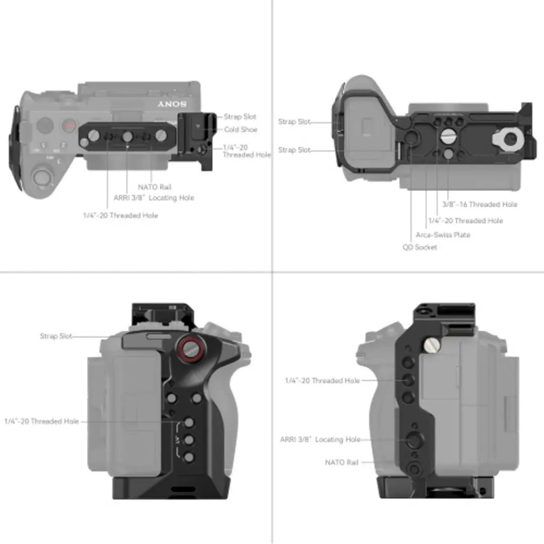 SmallRig 4183B Cage voor Sony FX30/FX3