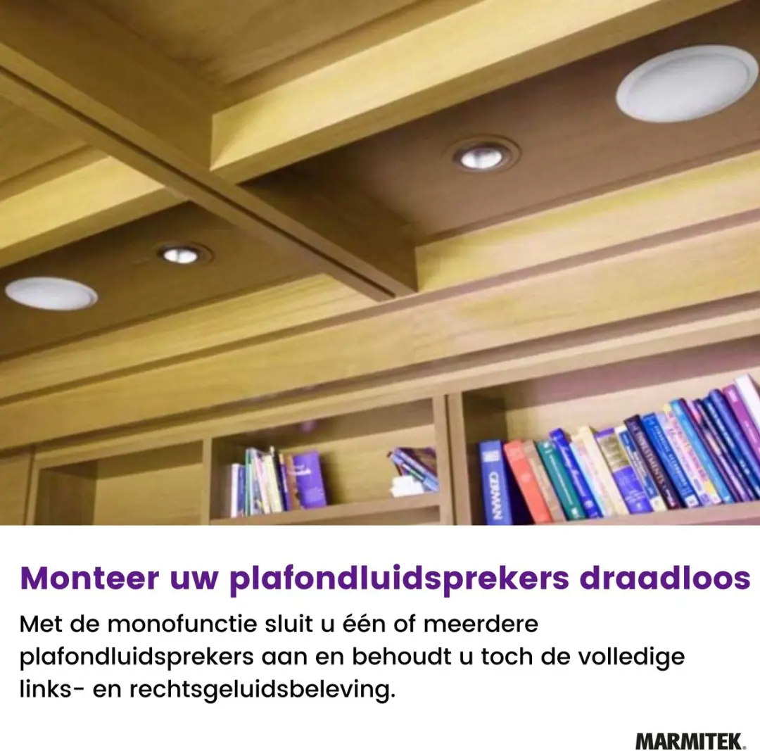 Marmitek Speaker Anywhere 750 Draadloze Audiozender - 2 Ontvangers