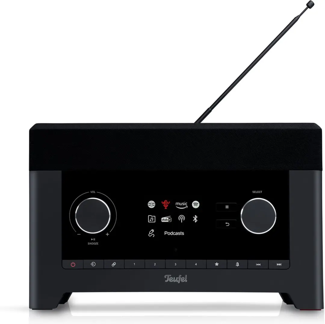 Teufel RADIO 3SIXTY Internetradio - 30W - Zwart - afbeelding 6 van 6