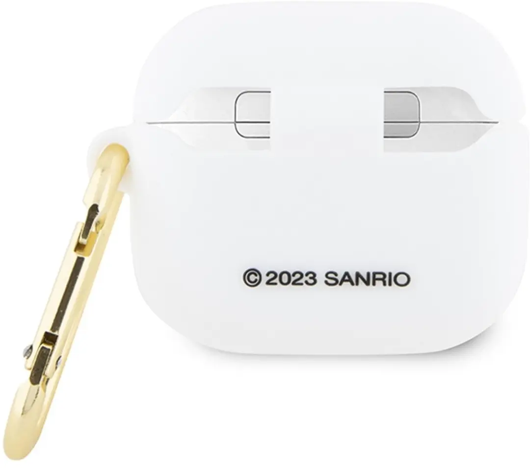 Hello Kitty Siliconen 3D Kitty Hoofdhoes AirPods 3 - Wit