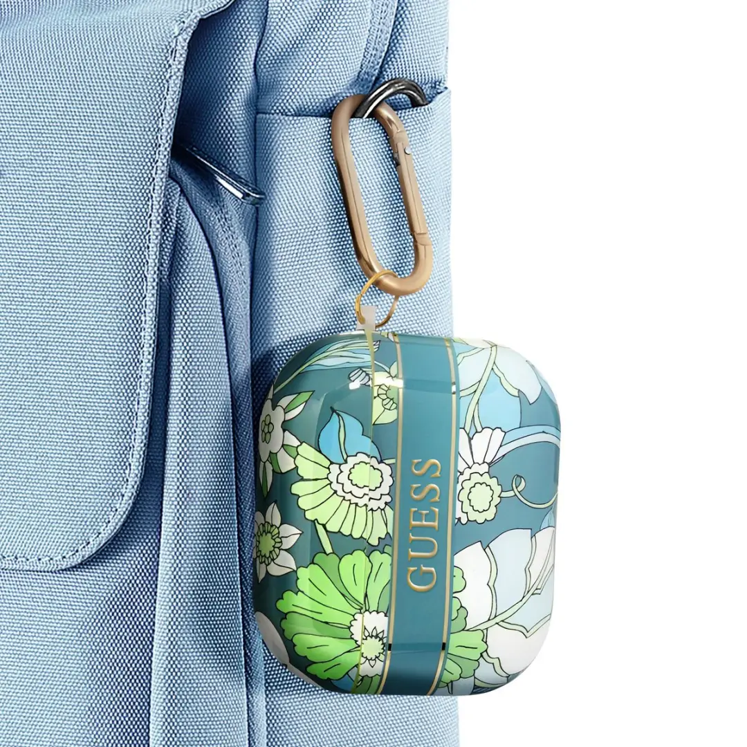 GUESS Flower Strap Collection AirPods 3 Hoes - 3666339047313 - Groen