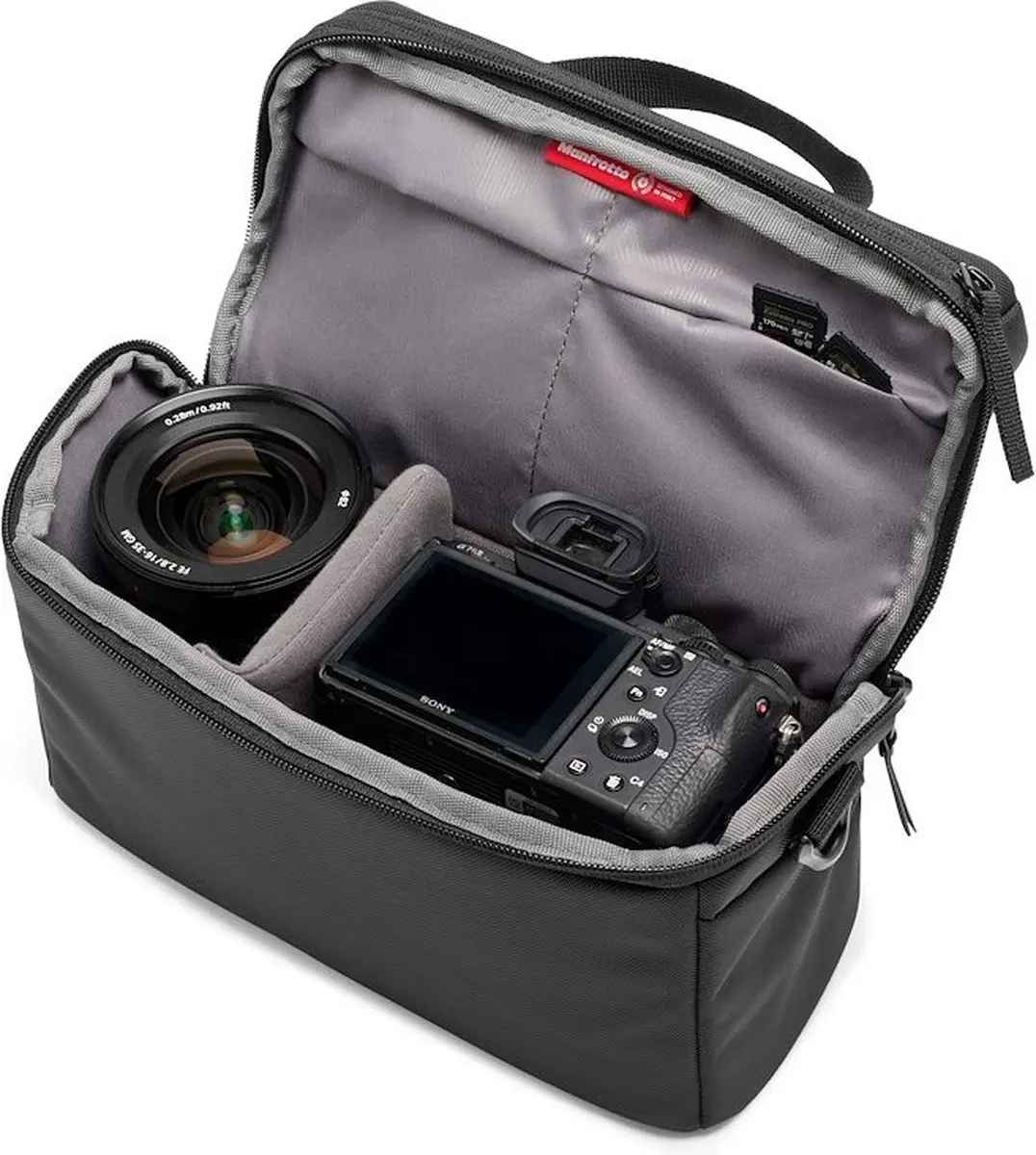 Manfrotto MB MA3-SB-M Schoudertas - Spiegelreflexcamera - Zwart
