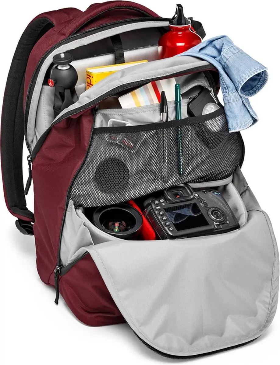Manfrotto MB NX-BP-VBX Rugzak - Spiegelreflexcamera - 3 Lenzen - 15.6" - Bordeaux