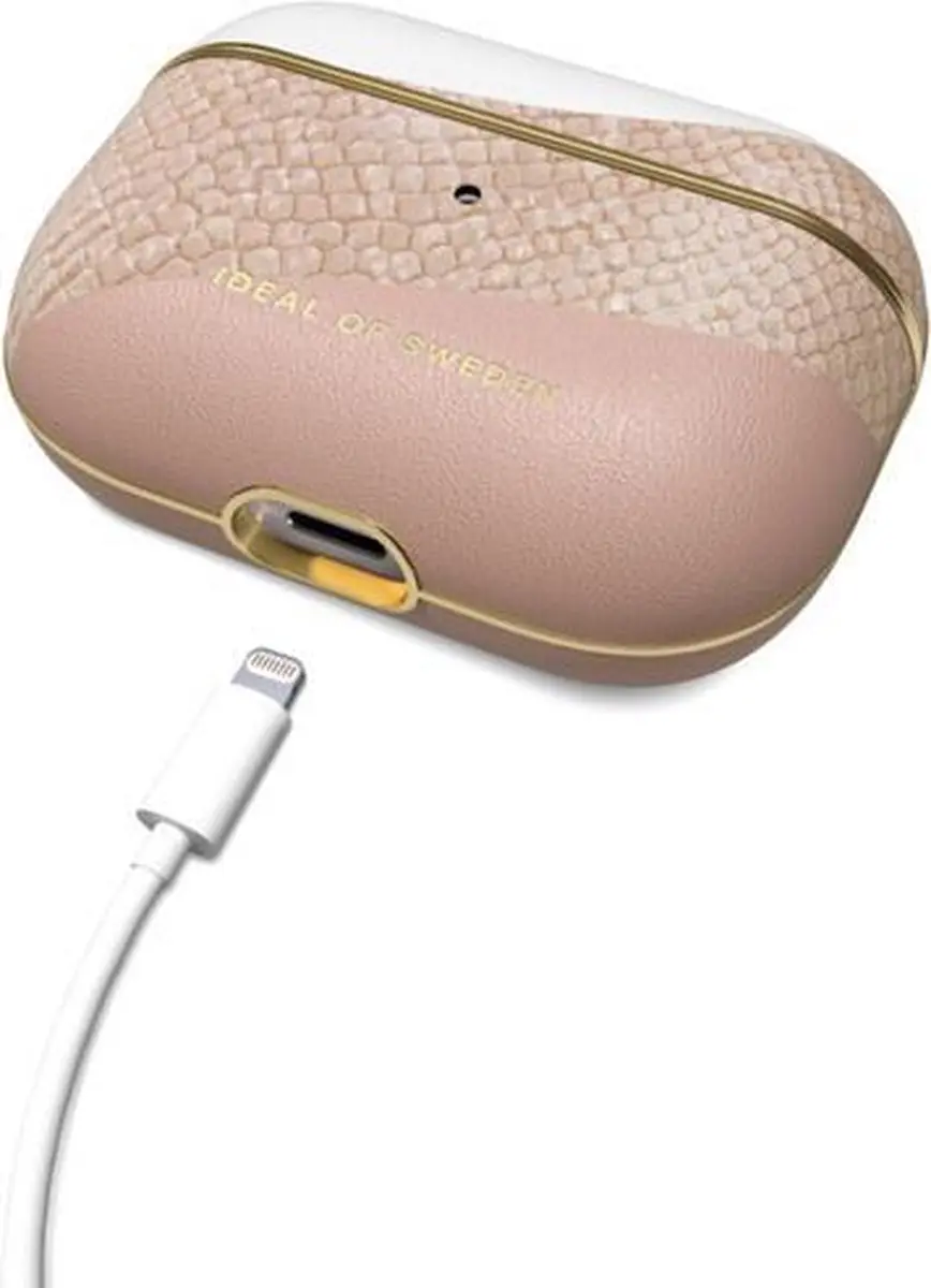 iDeal of Sweden AirPods Case PU - Apple AirPods Pro - Blush Pink Snake