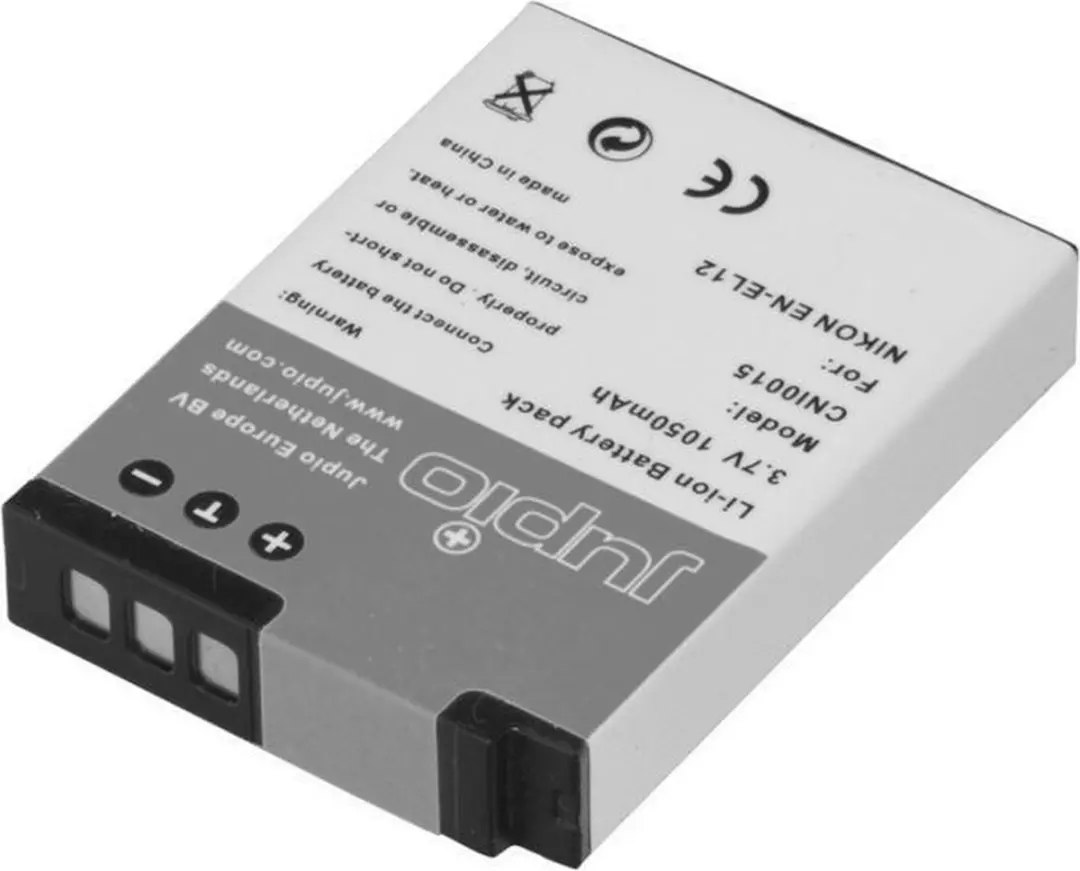 Jupio CNI1000 Accu Kit - 2x 1050mAh + USB Lader - Compactcamera