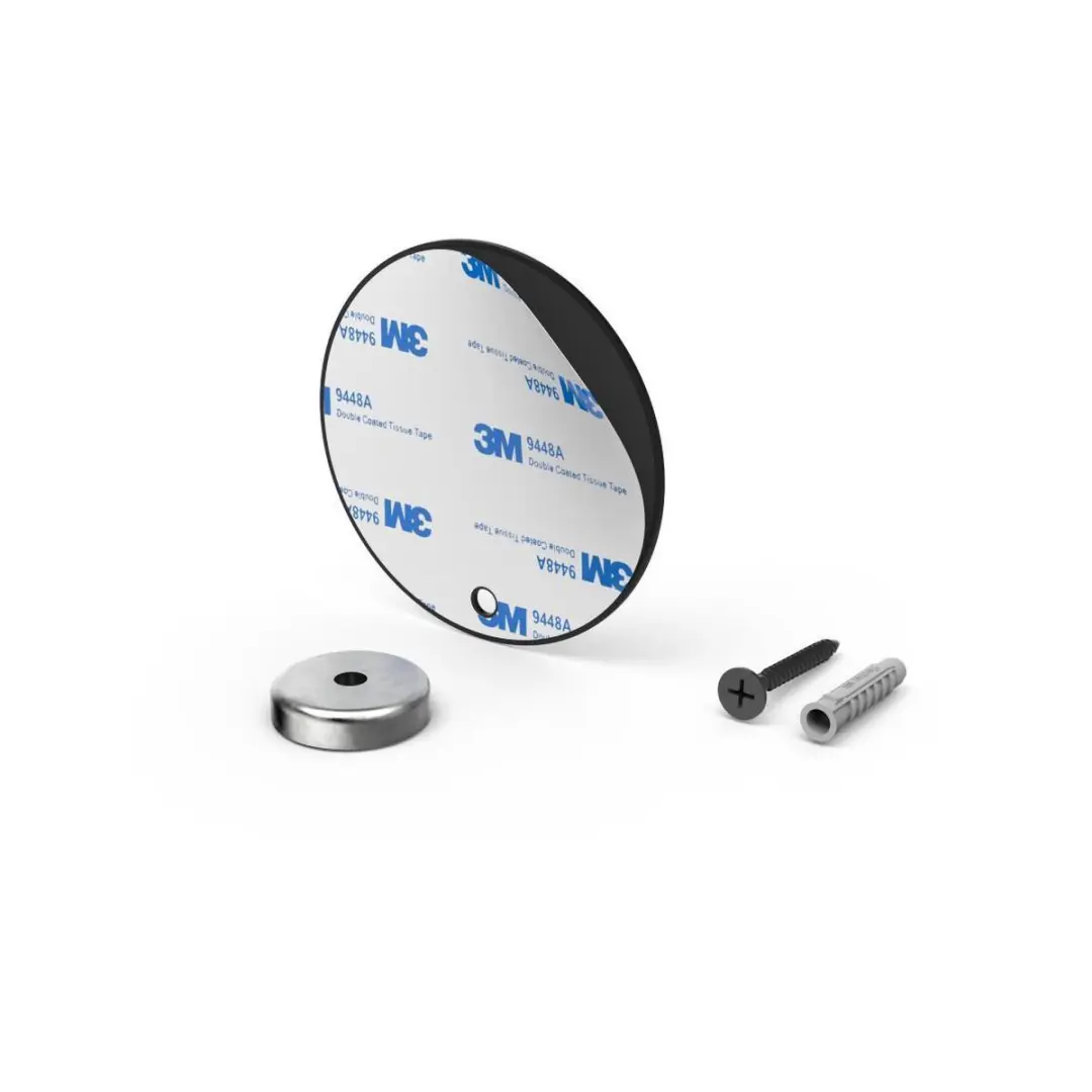 Hama Wandhouder Amazon Echo Dot 3e Gen - Magnetisch - Zwart - afbeelding 6 van 6