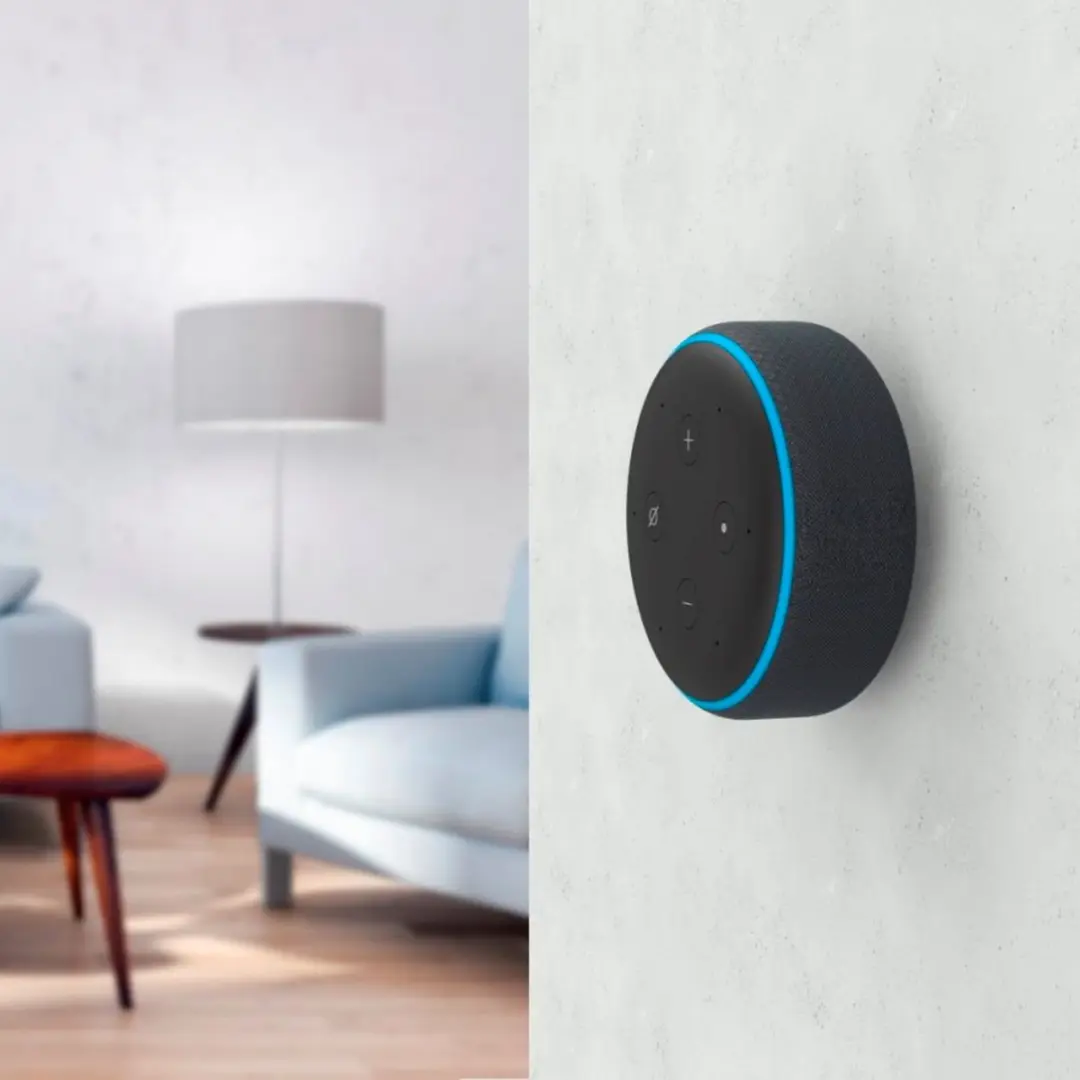 Hama Wandhouder Amazon Echo Dot 3e Gen - Magnetisch - Zwart