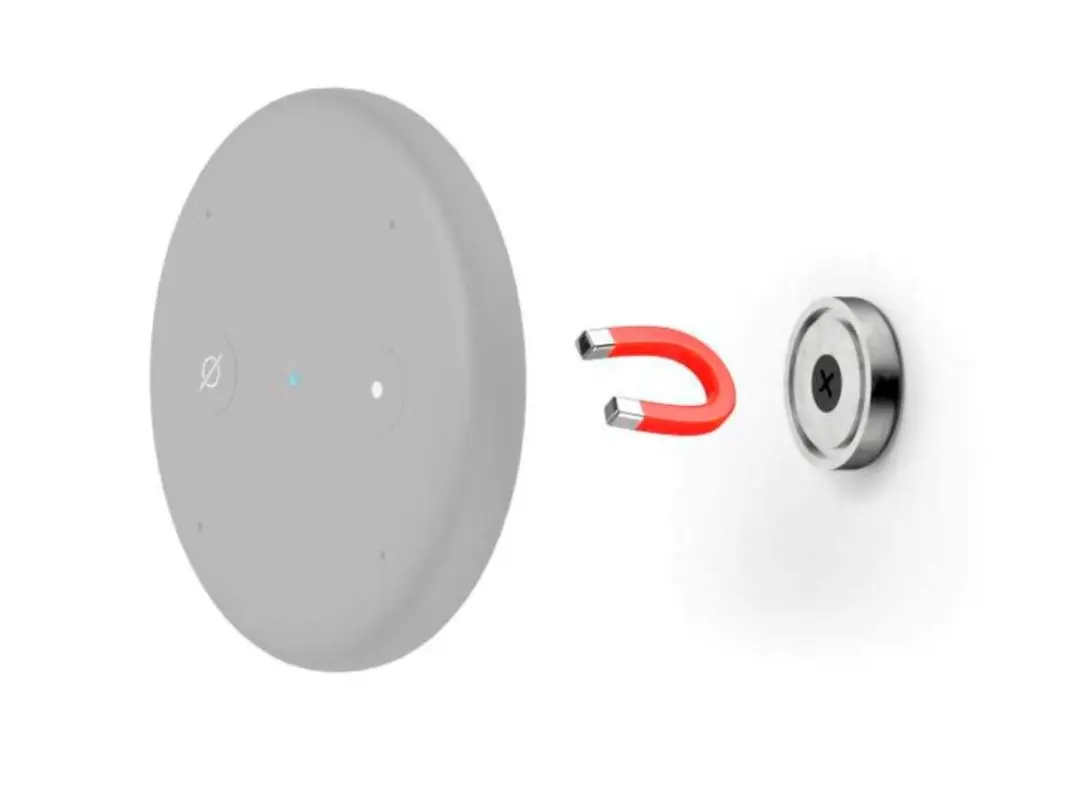 Hama Wandhouder Amazon Echo Dot 3e Gen - Magnetisch - Zwart