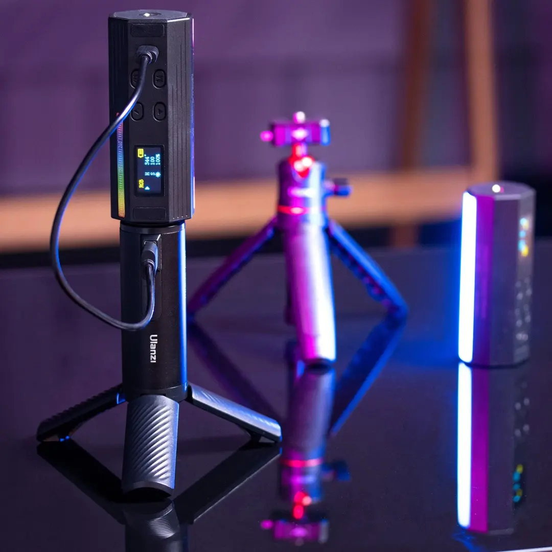 Ulanzi i-Light RGB Pocket Tube Light - Zwart