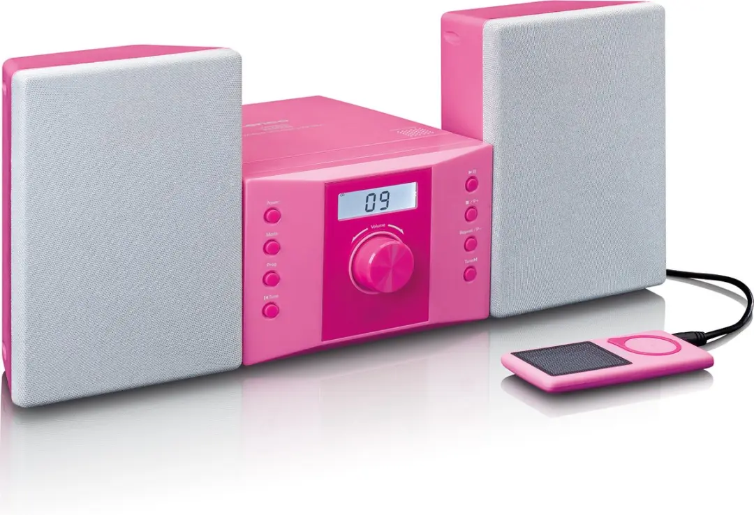 Lenco MC-013 Stereoset Roze