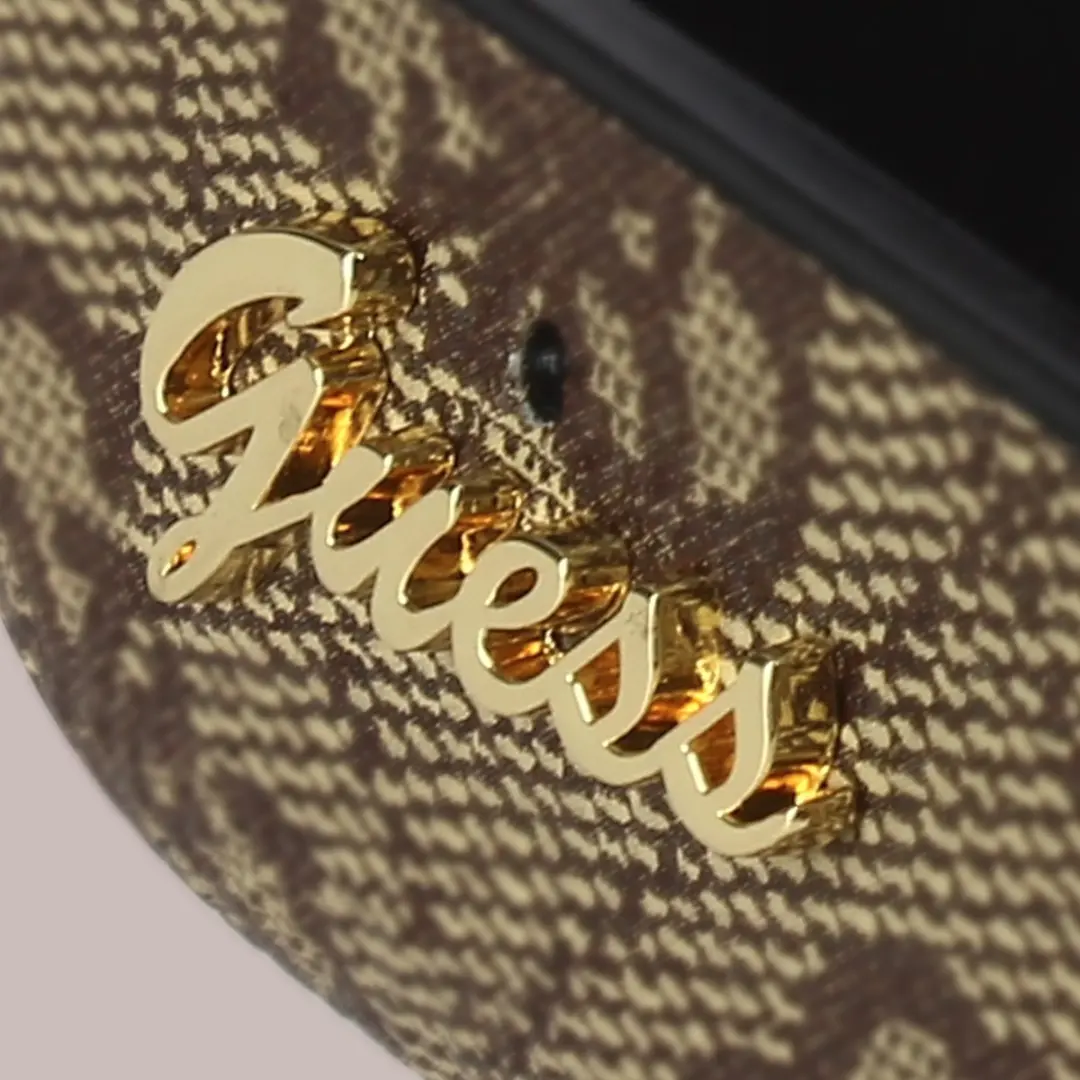 Guess 4G Script Logo AirPods Pro Hoes - Bruin - afbeelding 6 van 6