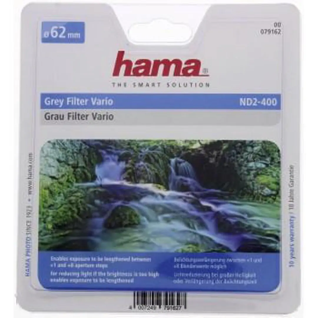 Hama Vario ND2-400 Grijsfilter 62mm - afbeelding 5 van 6