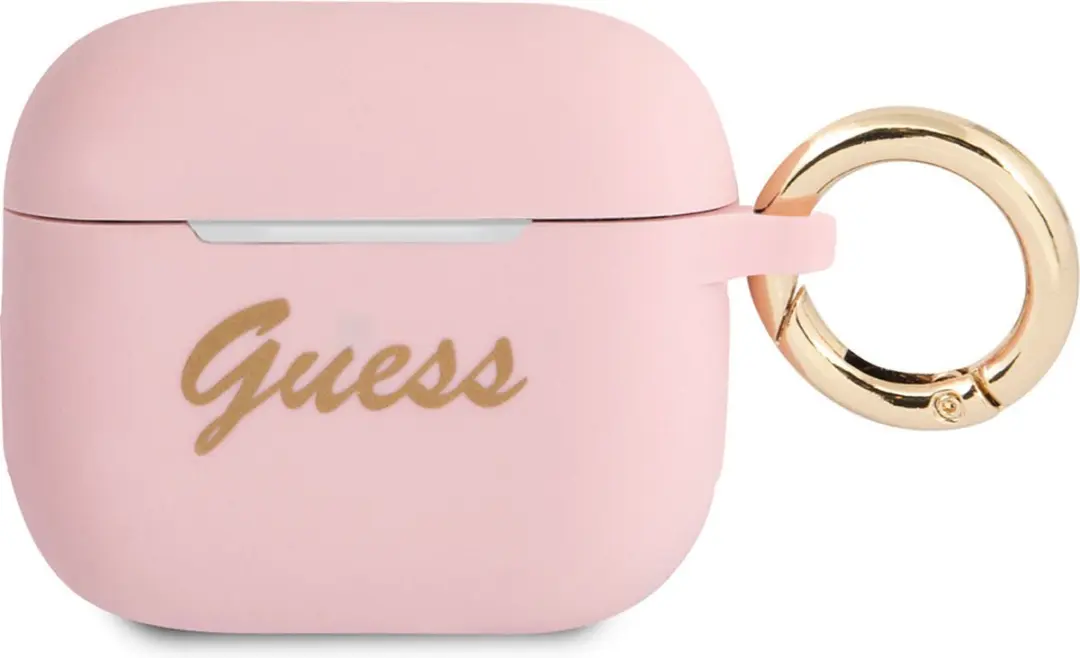 GUESS Silicone Vintage Script AirPods 3 Hoesje