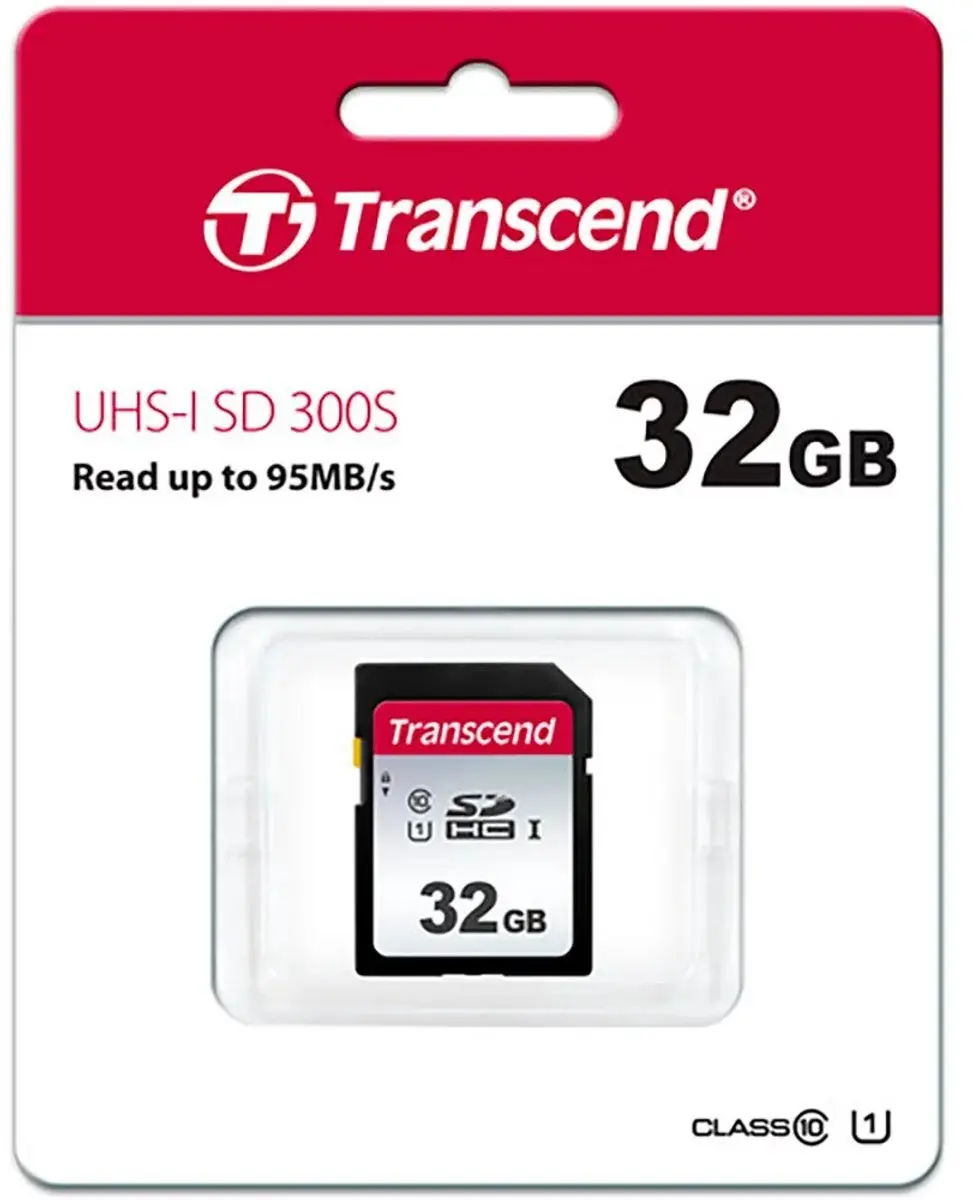 Transcend 300S SDHC UHS-I 32GB Flashgeheugenkaart