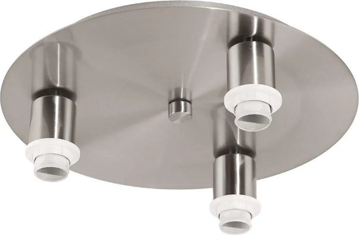 Eglo My Choice Plafondlamp 3 Lichtpunten - Ø22cm - Chroom - afbeelding 3 van 6