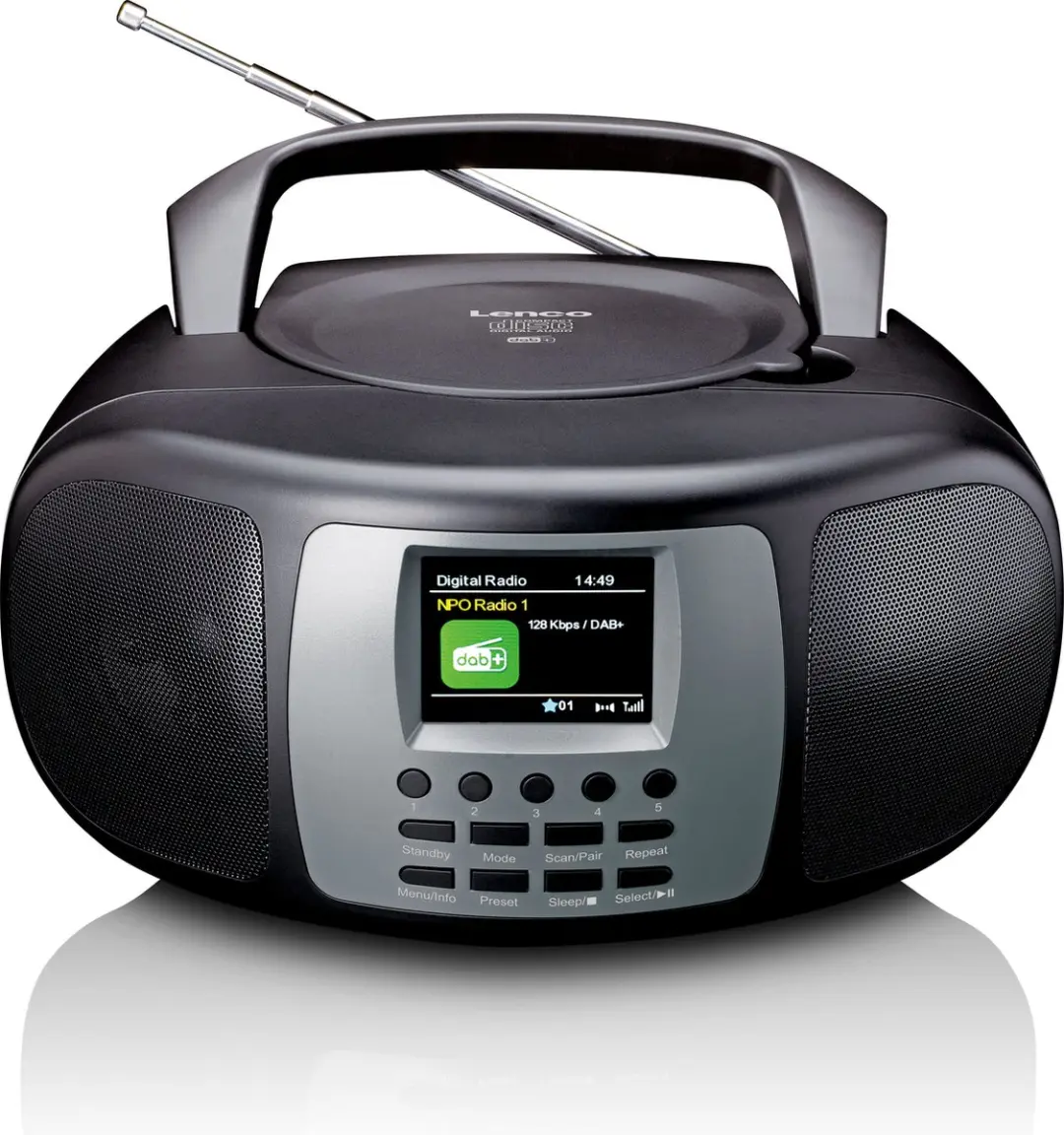 Lenco SCD-860BK Draagbare DAB+/FM-radio