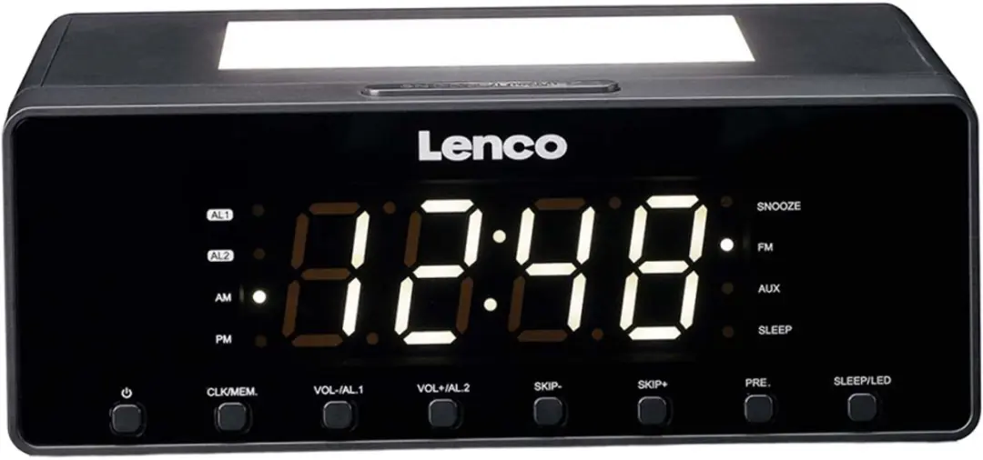 Lenco CR-540BK Wekkerradio - Zwart - afbeelding 6 van 6