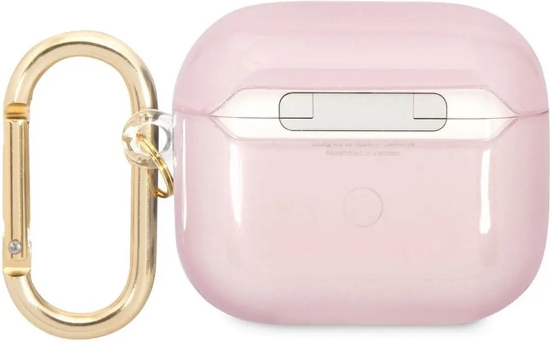 Guess TPU Translucent Hoesje Apple AirPods 3 - Roze