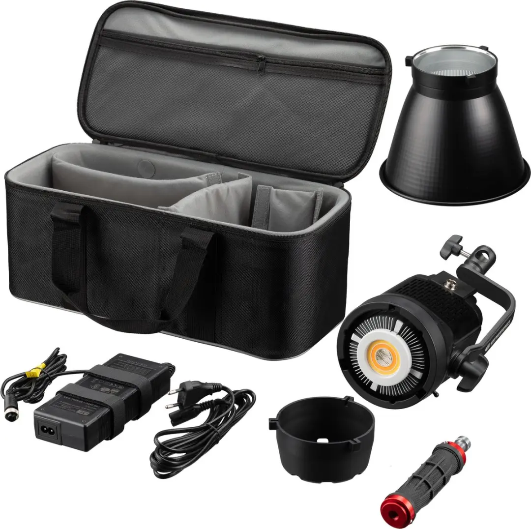 Bresser BR-135 RGB COB LED Light 135W - Smart App Bediening - Zwart