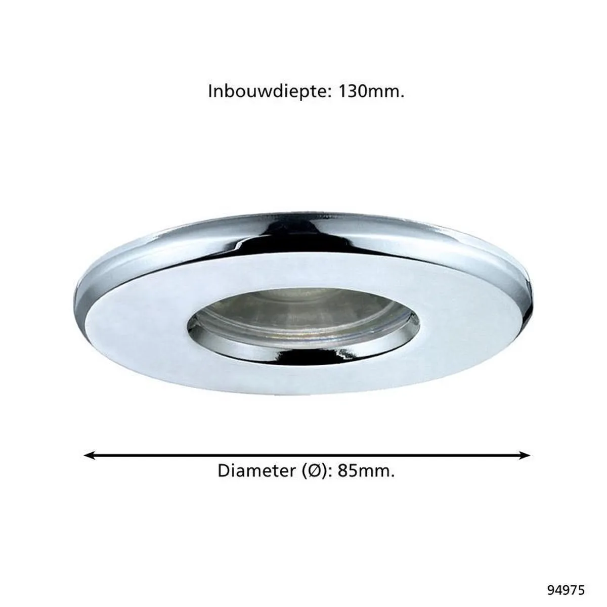 Eglo Batholino Igoa Spot 1 Licht - Chroom - afbeelding 6 van 6