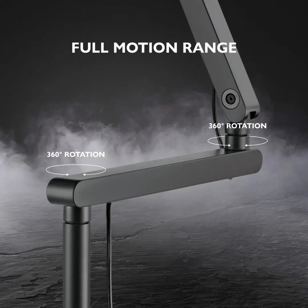 Deltaco GAM-173 Universele Microfoonarm - Zwart