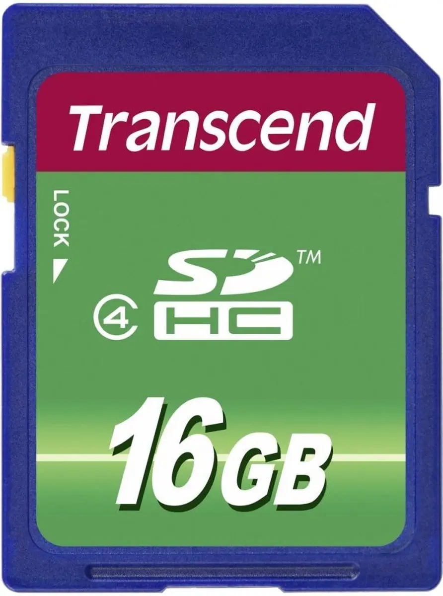 Transcend 16GB SDHC TS16GSDHC4 Geheugenkaart