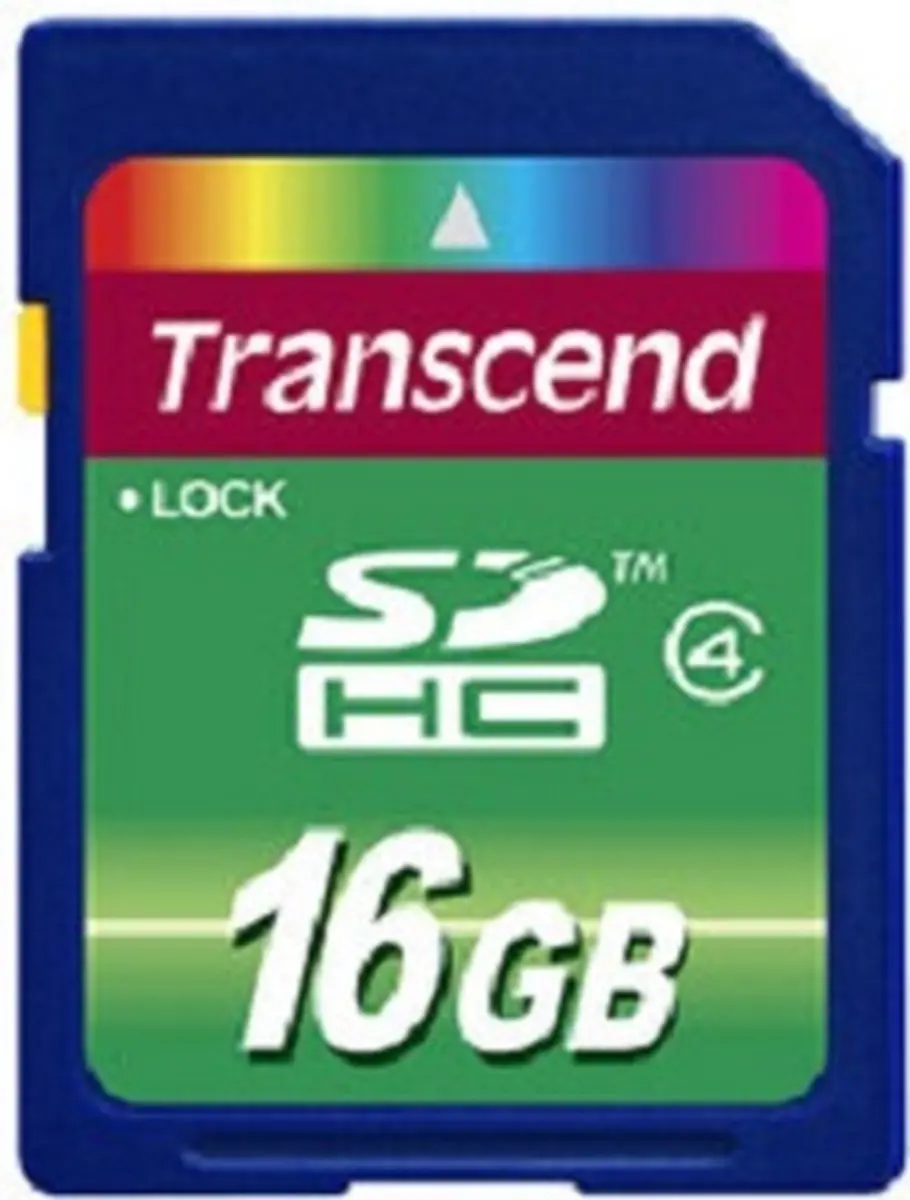 Transcend 16GB SDHC TS16GSDHC4 Geheugenkaart
